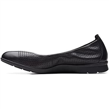 Bailarinas De Mujer Jenette Easy De Piel Negra Clarks