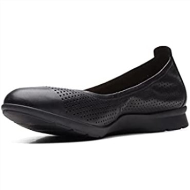 Bailarinas De Mujer Jenette Easy De Piel Negra Clarks