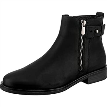 Botines Chelsea Memi Lo De Piel Negra Para Mujer Clarks
