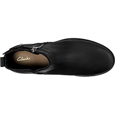 Botines Chelsea Memi Lo De Piel Negra Para Mujer Clarks