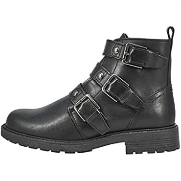 Bota De Moto Mujer Orinoco2 Stud Mujer Piel Negra Clarks