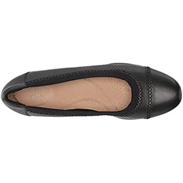 Bailarinas Mujer Sara Piel Negra Piel Negra Clarks