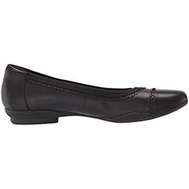 Bailarinas Mujer Sara Piel Negra Piel Negra Clarks