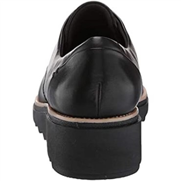 Clarks De Mujer De Cuero Negro Sharon Noel Oxford