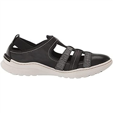 Mocasín De Mujer Teagan Step De Piel Negra Clarks