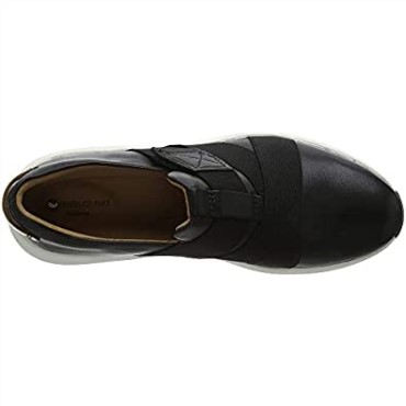 Zapatillas Bajas Un Rio Strap De Mujer En Piel Negra Clarks