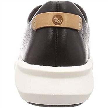 Sneaker Un Rio Tie De Mujer En Piel Negra Clarks