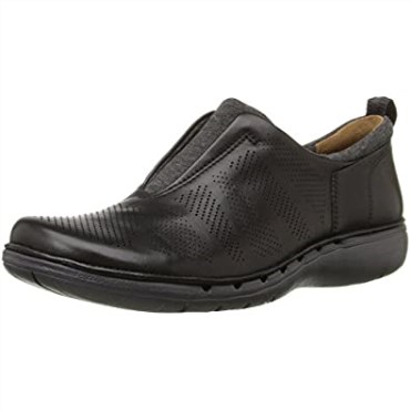 Mocasines Sin Cordones Un Spirit De Mujer En Piel Negra Clarks