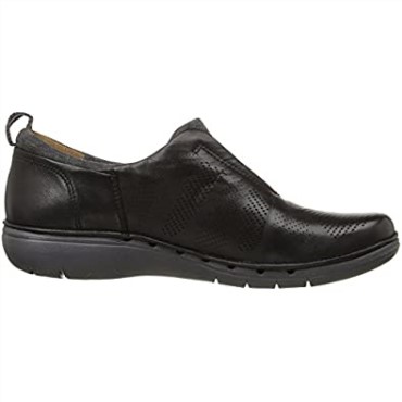 Mocasines Sin Cordones Un Spirit De Mujer En Piel Negra Clarks