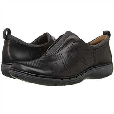 Mocasines Sin Cordones Un Spirit De Mujer En Piel Negra Clarks
