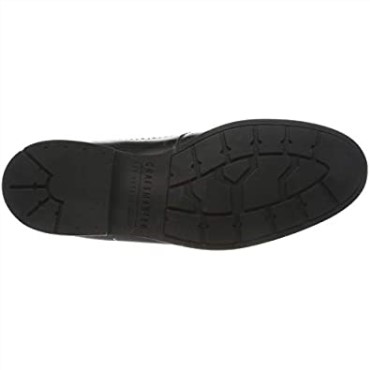Oxford De Punta De Ala Para Hombre Negro Clarks