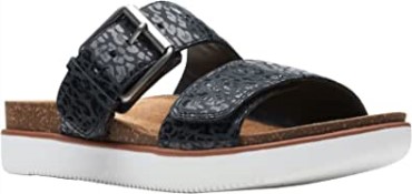 Nubuck Negro Cla Elayne Easy Oro Metalizado Clarks