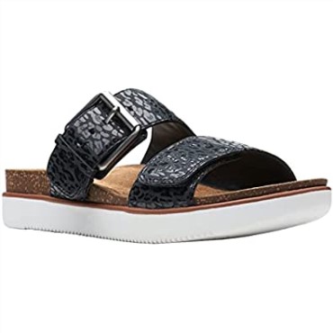 Nubuck Negro Cla Elayne Easy Oro Metalizado Clarks