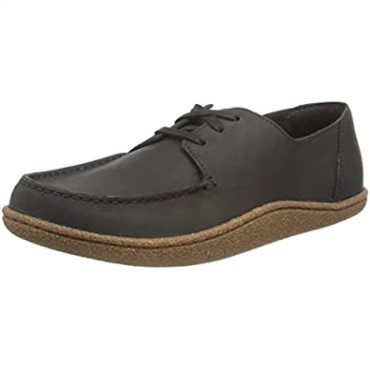 Oxford De Encaje Pilton Para Hombre Clarks Nubuck Negro