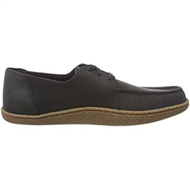 Oxford De Encaje Pilton Para Hombre Clarks Nubuck Negro