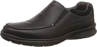 Mocasín Negro Aceitoso Lea Clarks Para Hombre Cotrell Free