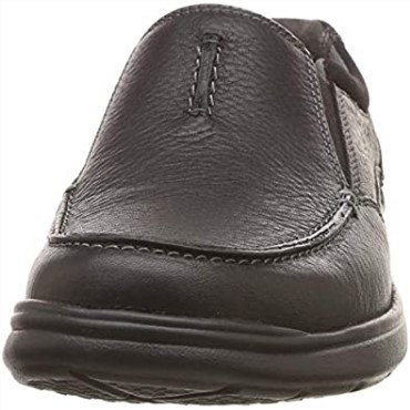 Mocasín Negro Aceitoso Lea Clarks Para Hombre Cotrell Free