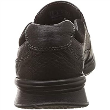 Mocasín Negro Aceitoso Lea Clarks Para Hombre Cotrell Free
