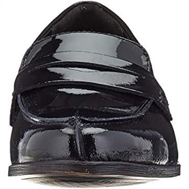 Mocasines Hamble De Mujer Black Pat Black Charol Clarks