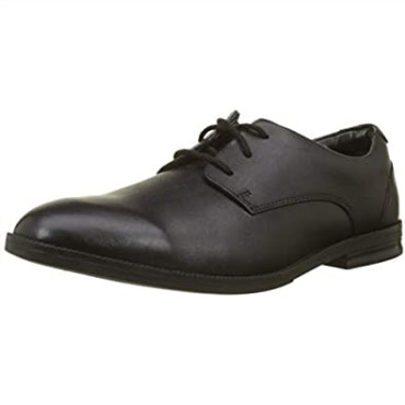 Borde Rufus Negro Bl Derbys Niño Clarks
