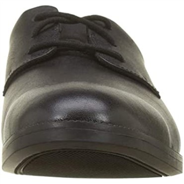 Borde Rufus Negro Bl Derbys Niño Clarks