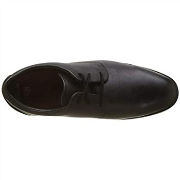 Borde Rufus Negro Bl Derbys Niño Clarks
