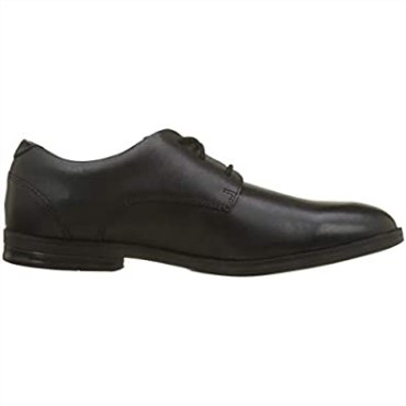Borde Rufus Negro Bl Derbys Niño Clarks