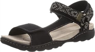 Sandalia Mujer Sde Clarks Amanda Step Negra