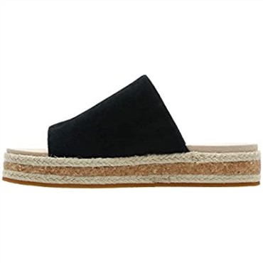 Sandalias Mujer Clarks Botanic Iris Ante Negro