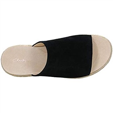 Sandalias Mujer Clarks Botanic Iris Ante Negro