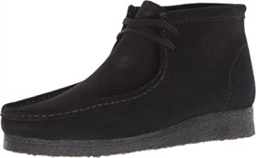 Botas Chukka Wallabee Para Hombre Clarks En Ante Negro
