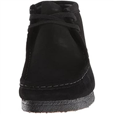 Botas Chukka Wallabee Para Hombre Clarks En Ante Negro