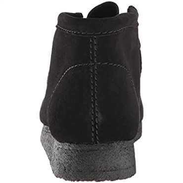 Botas Chukka Wallabee Para Hombre Clarks En Ante Negro