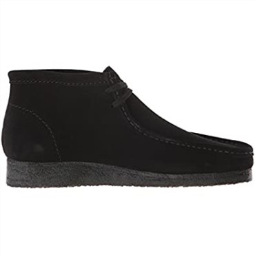 Botas Chukka Wallabee Para Hombre Clarks En Ante Negro