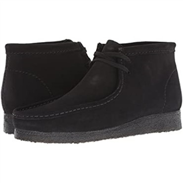 Botas Chukka Wallabee Para Hombre Clarks En Ante Negro