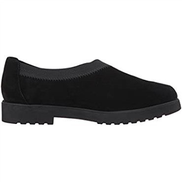 Mocasines Sin Cordones Clarks Bellevue Cedar De Ante Negro Para Mujer