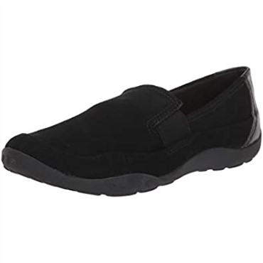 Mocasines De Mujer Clarks Haley Park De Ante Negro