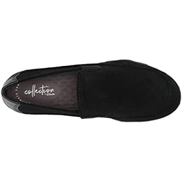 Mocasines De Mujer Clarks Haley Park De Ante Negro