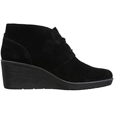 Botas De Moda Para Mujer Hazen Charm De Clarks En Ante Negro