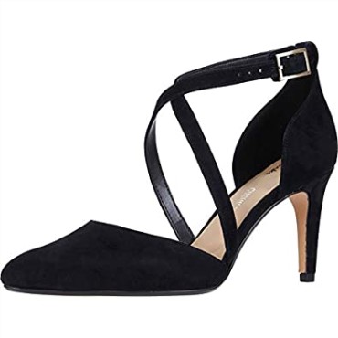 Zapatos Cruzados Clarks Laina85 Mujer Ante Negro