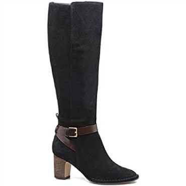 Bota Mujer Clarks En Ante Negro Spiced Flame