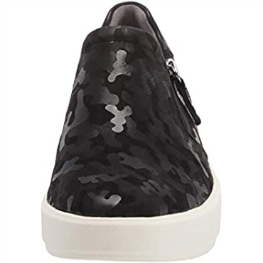 Interés De Ante Negro Clarks Layton Step Sneaker Para Mujer