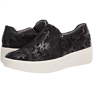 Interés De Ante Negro Clarks Layton Step Sneaker Para Mujer