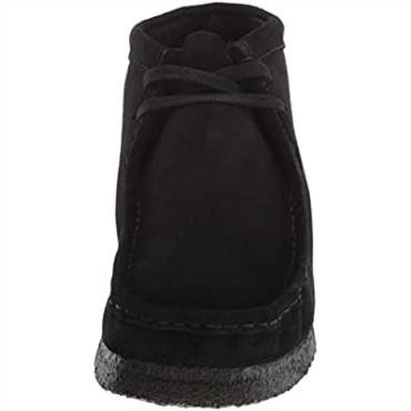 Bota Wallabee Para Hombre En Ante Negro Chukka Clarks