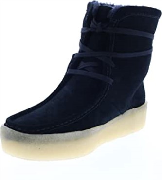 Copa Wallabee De Ante Negro Hola Clarks De Ante Negro