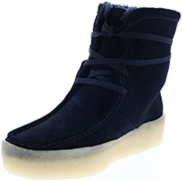 Copa Wallabee De Ante Negro Hola Clarks De Ante Negro