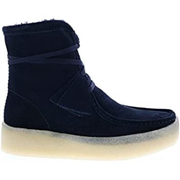 Copa Wallabee De Ante Negro Hola Clarks De Ante Negro