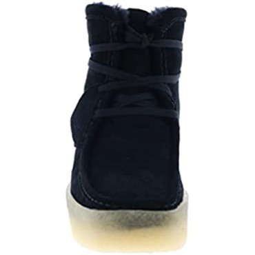 Copa Wallabee De Ante Negro Hola Clarks De Ante Negro