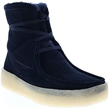 Copa Wallabee De Ante Negro Hola Clarks De Ante Negro
