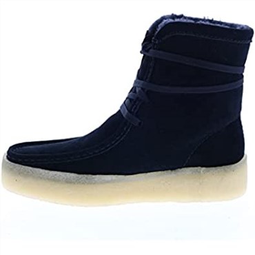 Copa Wallabee De Ante Negro Hola Clarks De Ante Negro